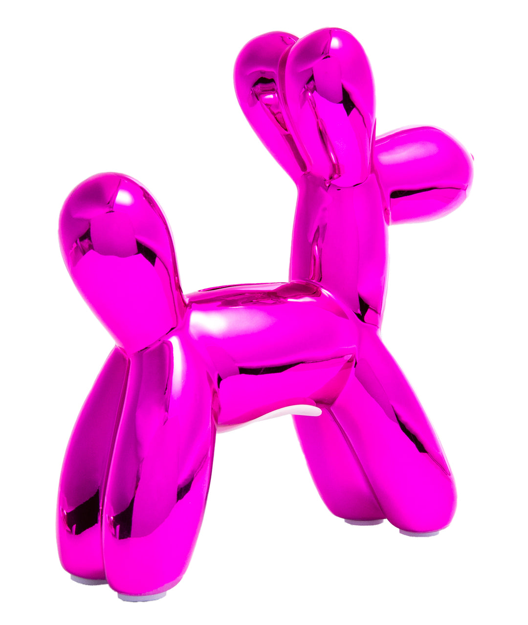 Mini Ceramic Dog Bank - Hot Pink 7.5"