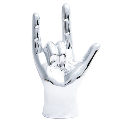 Silver "I Love You" Hand Tabletop
