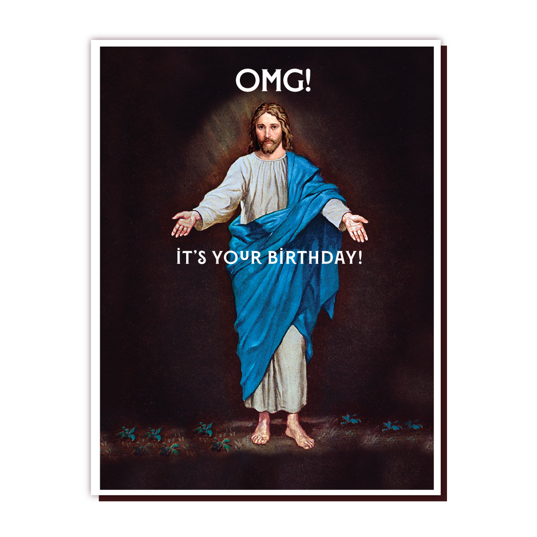 Jesus Birthday Card - Just Fabulous Palm Springs