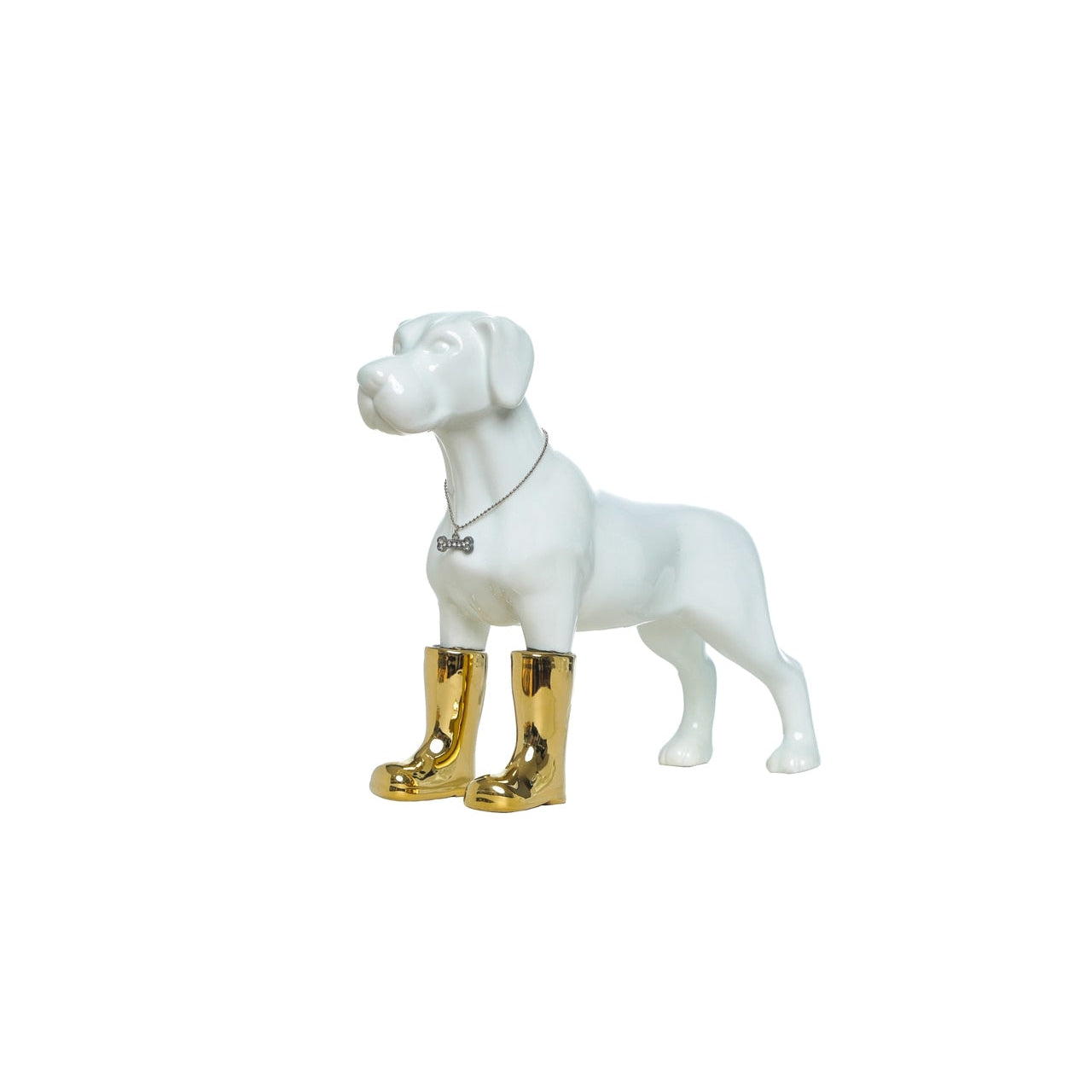Dog with Gold Boots Bank