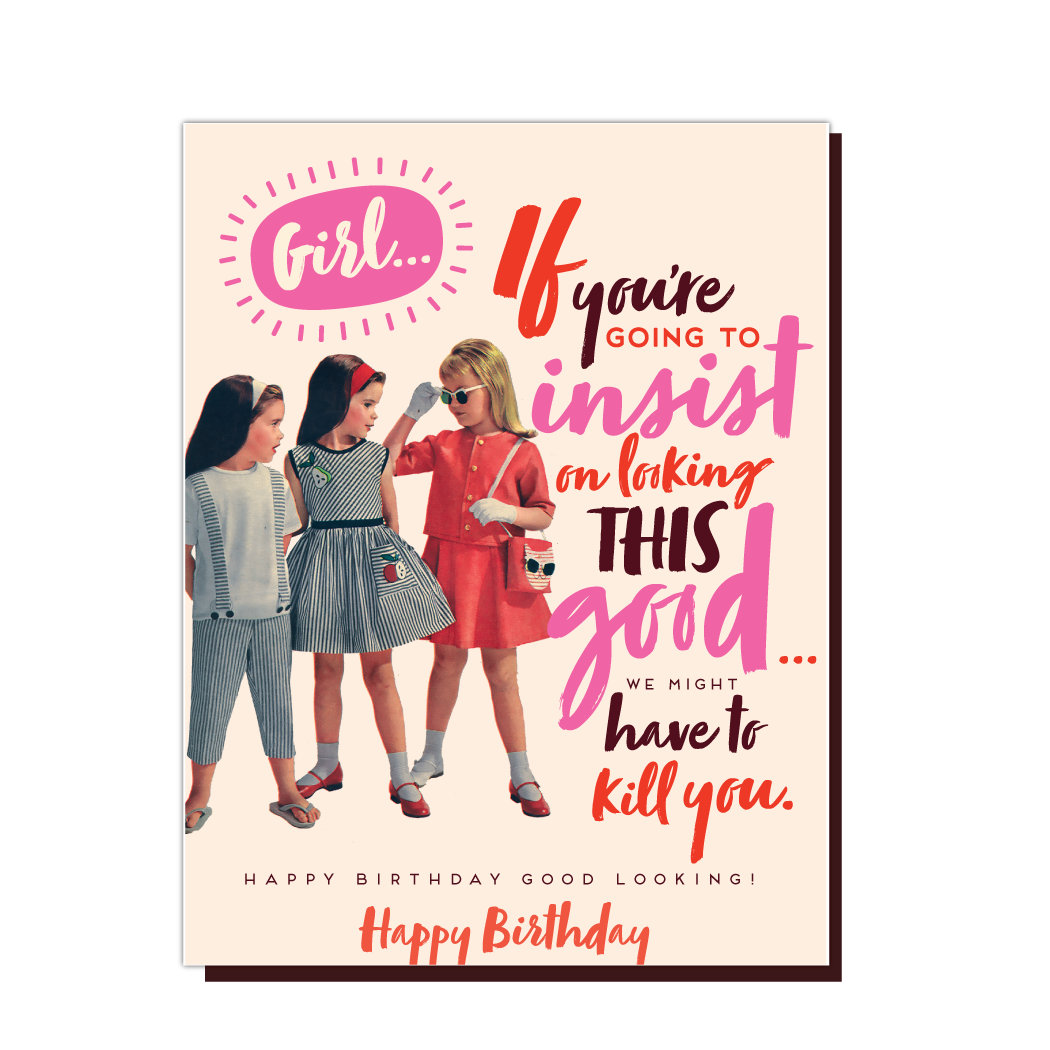 Kill You Birthday Card