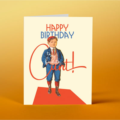 Favorite Aunt Birthday Card