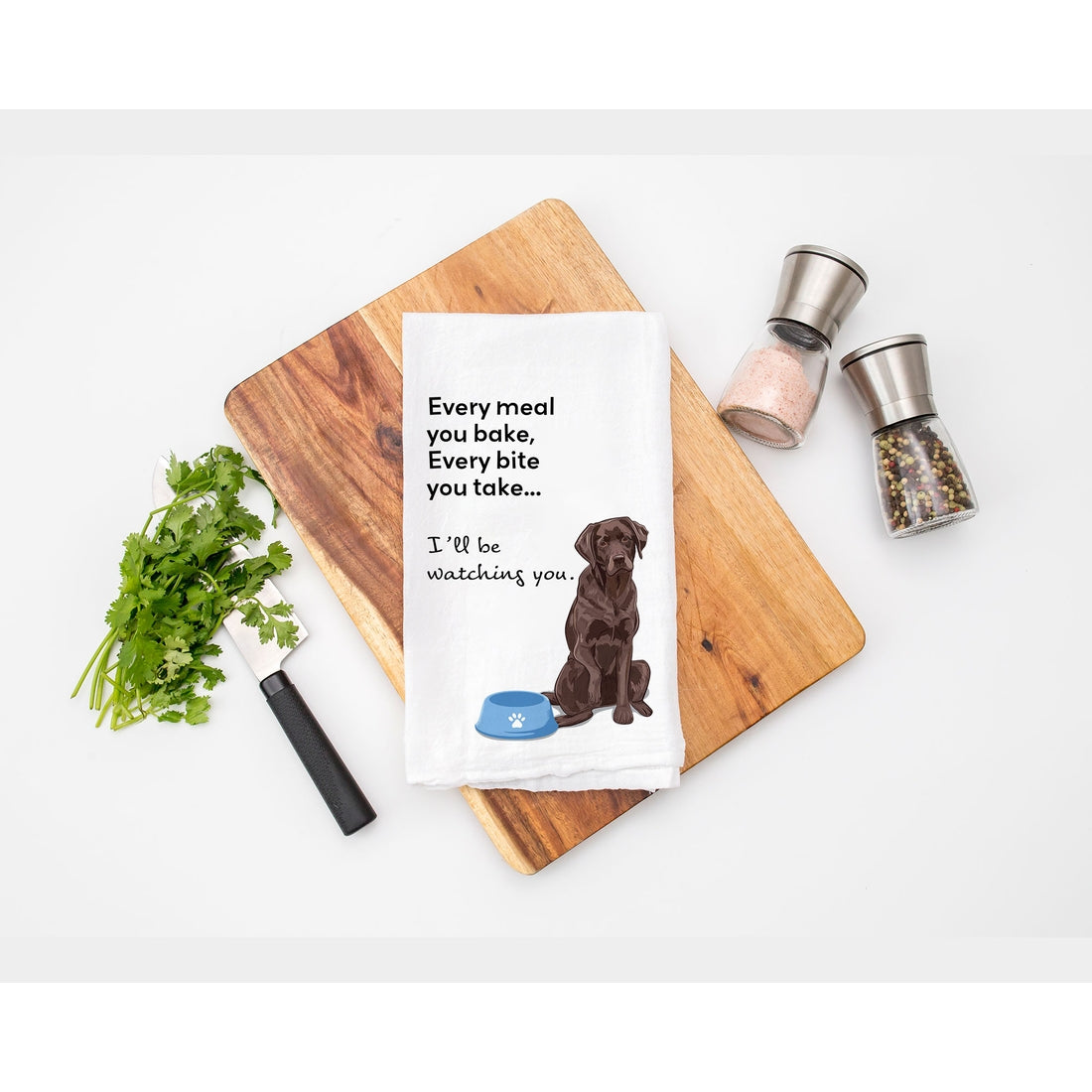 Labrador Retriever Every Meal Kitchen Tea Towel