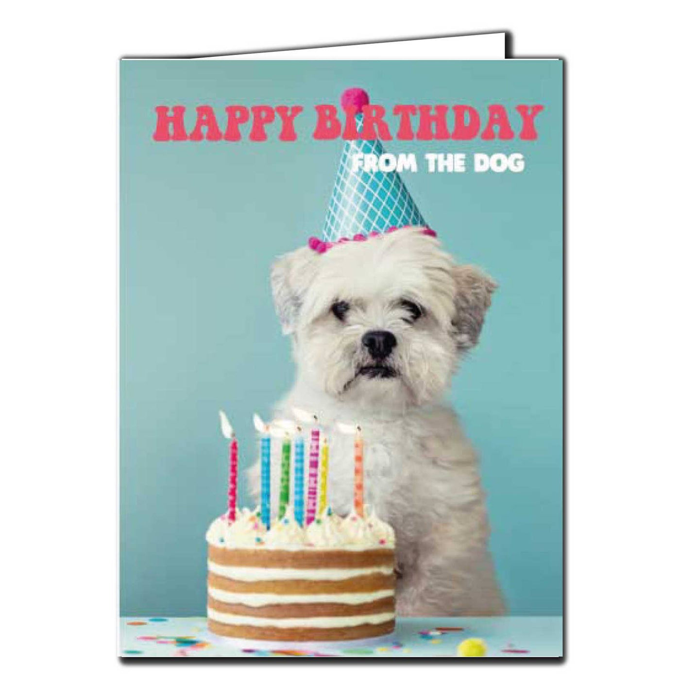 Happy Birthday From The Dog Birthday Card