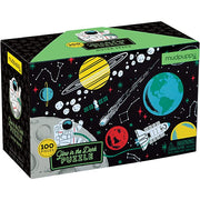 Outer Space Glow-in-the-Dark Puzzle, 100 Pieces