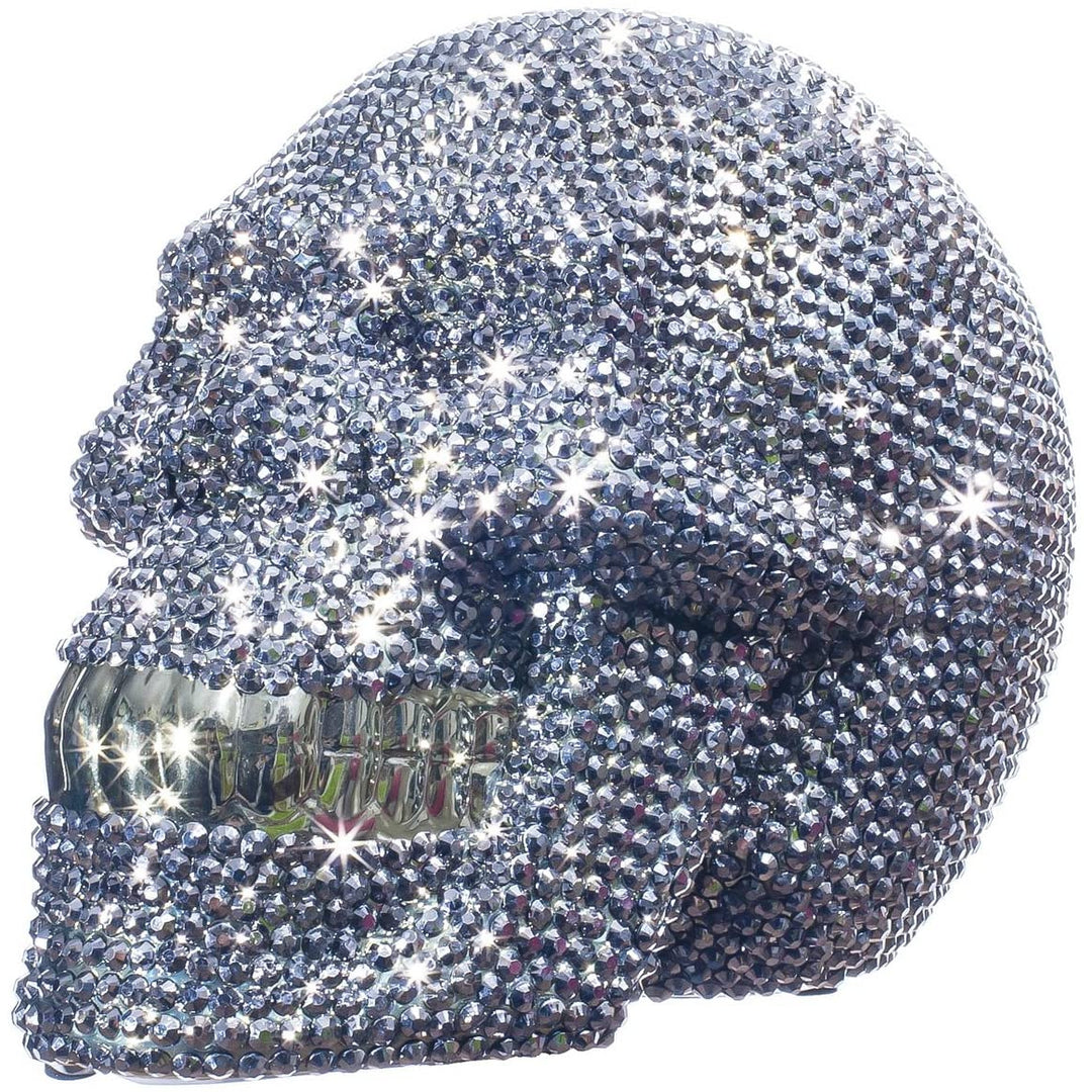 Rhinestone Skull ceramic