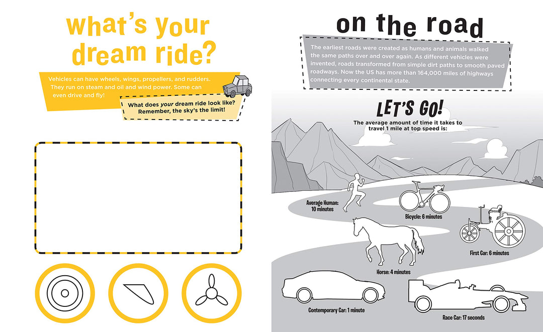 Peel + Discover: Cars Trucks Trains