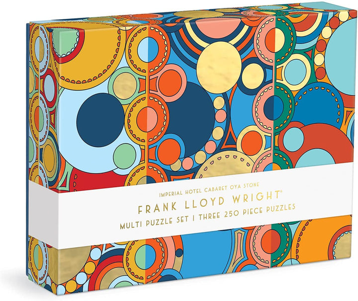 Frank Lloyd Wright Imperial Hotel Cabaret Oya Stone Multi Puzzle Set