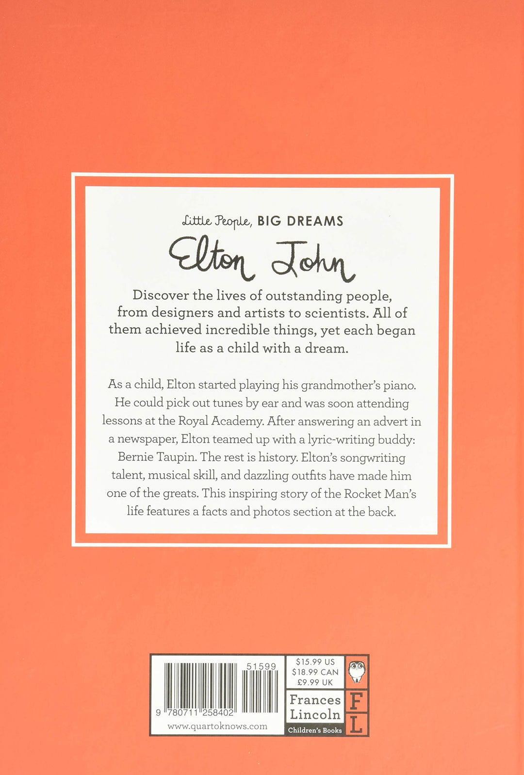 Little People, BIG DREAMS: Elton John