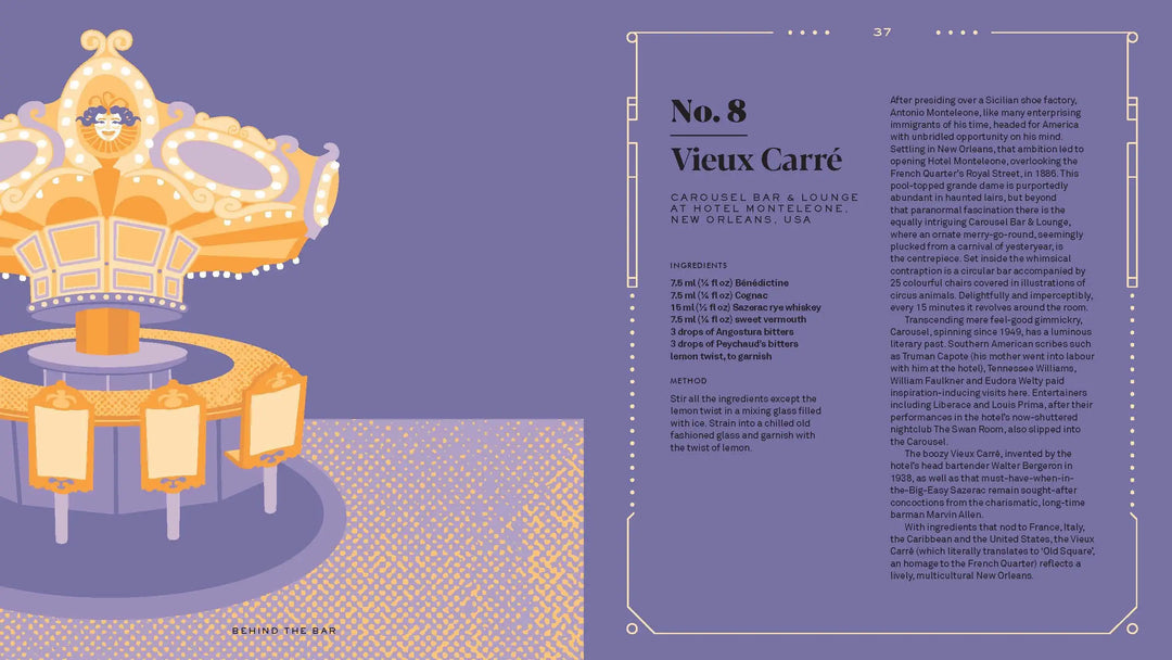 Behind the Bar: 50 Cocktail Recipes from the World's Most Iconic Hotels