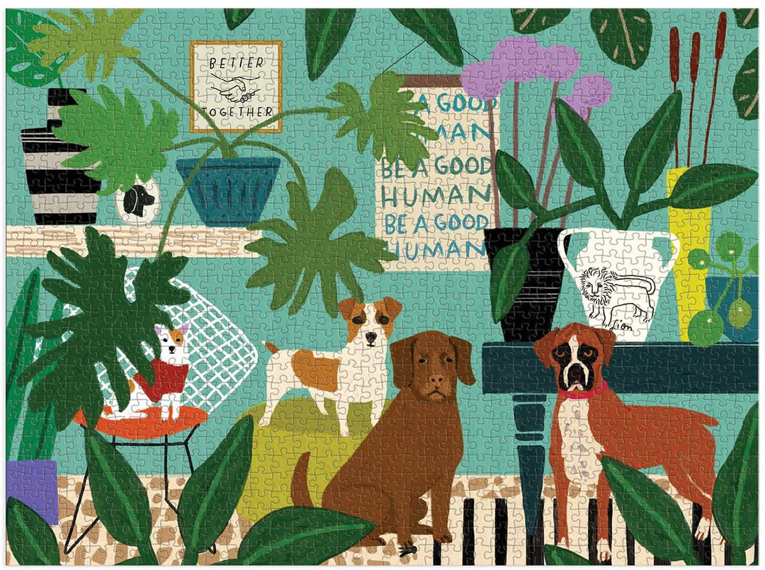 Better Together Dogs 1000 Piece Jigsaw Puzzle - Just Fabulous Palm Springs