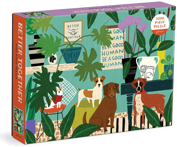 Better Together Dogs 1000 Piece Jigsaw Puzzle - Just Fabulous Palm Springs