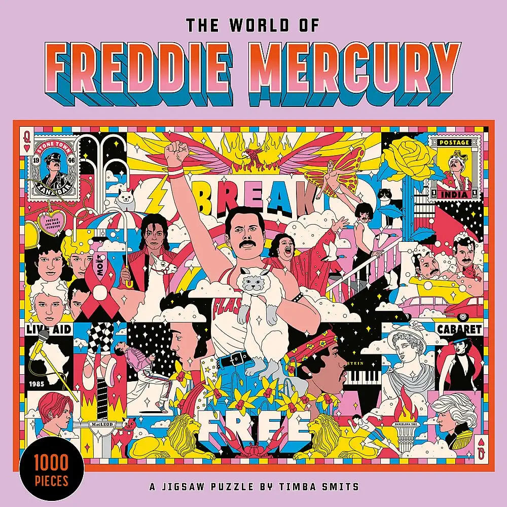 World Of Freddie Mercury 1000 Piece Puzzle