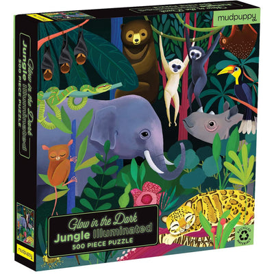 Jungle Glow In The Dark - 500 Piece Puzzle