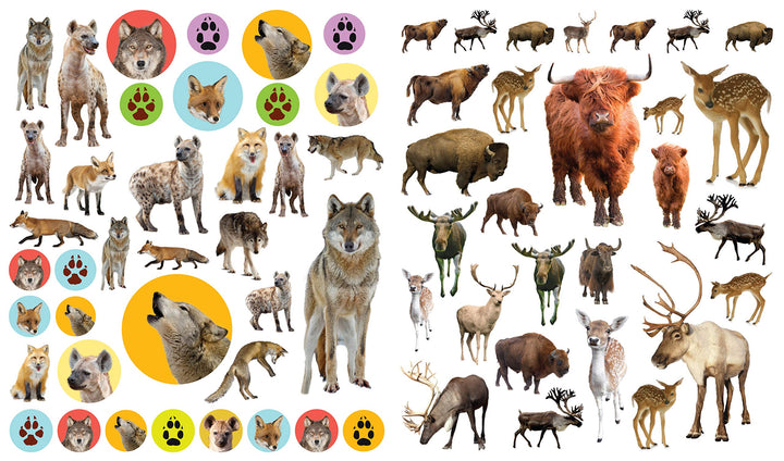 Eyelike Stickers: Wild Animals - Just Fabulous Palm Springs