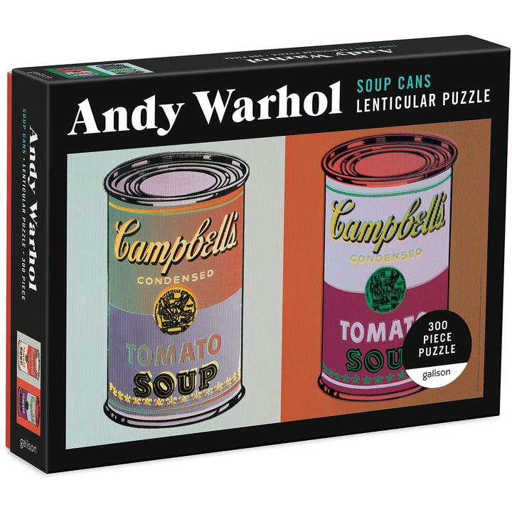 Andy Warhol: Soup Can Lenticular Jigsaw Puzzle - Just Fabulous Palm Springs