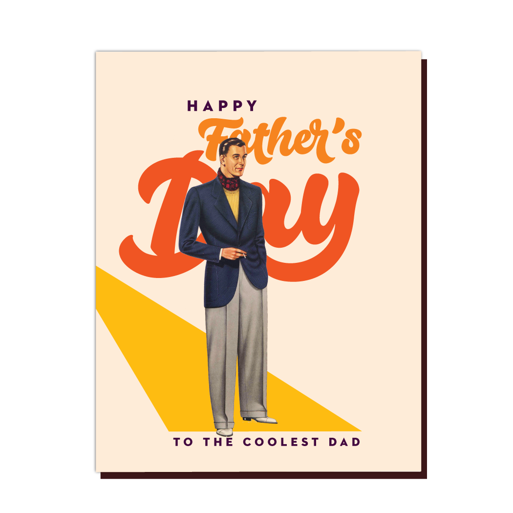 Cool Dad Father's Day Greeting Card