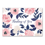 Indigo Leaf Sympathy Greeting Card - Just Fabulous Palm Springs