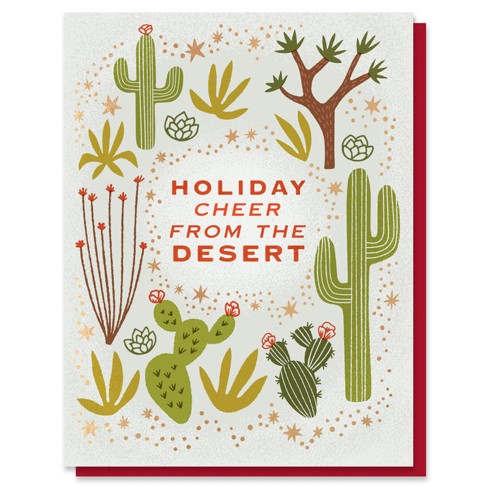 Holiday Cheer From The Desert Holiday Card