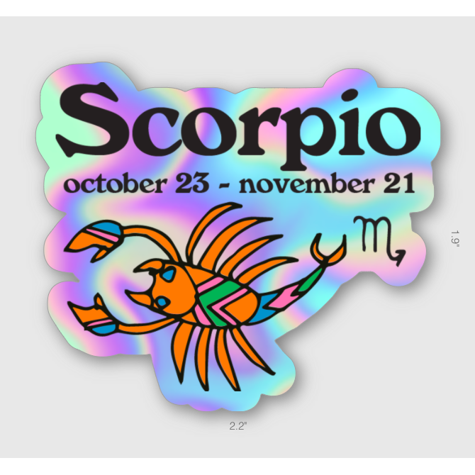 ZODIAC - Scorpio Sticker