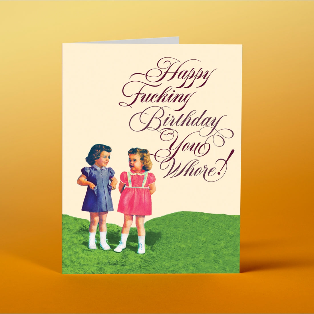 Kids Whore Birthday Card - Just Fabulous Palm Springs