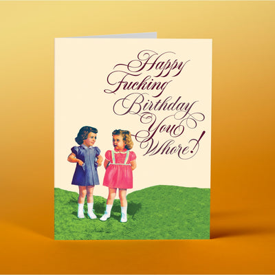 Kids Whore Birthday Card