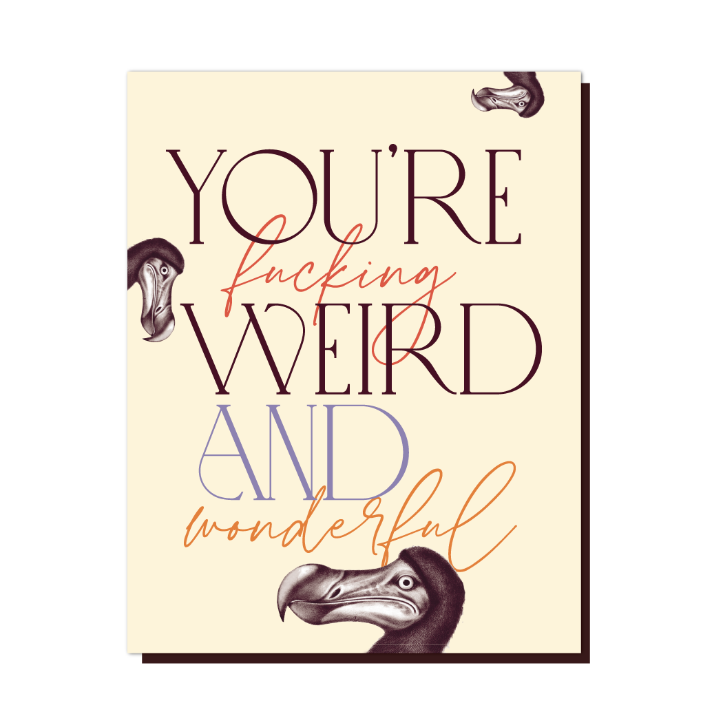 Dodo Weird Greeting Card
