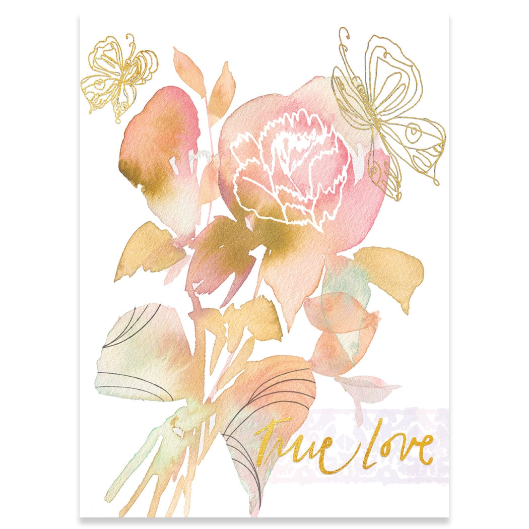 True Love Wedding Greeting Card