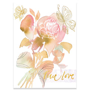 True Love Wedding Greeting Card