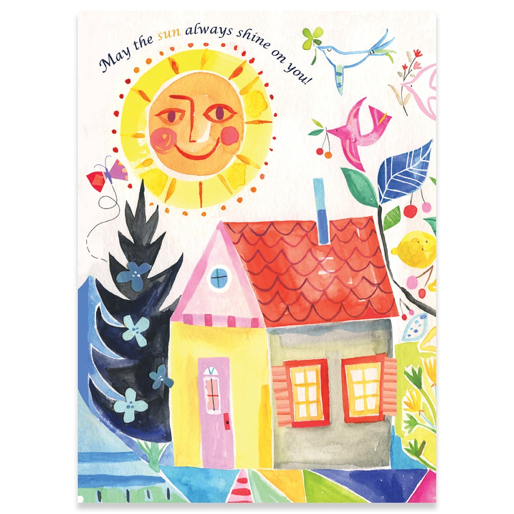 May The Sun New Home Greeting Card