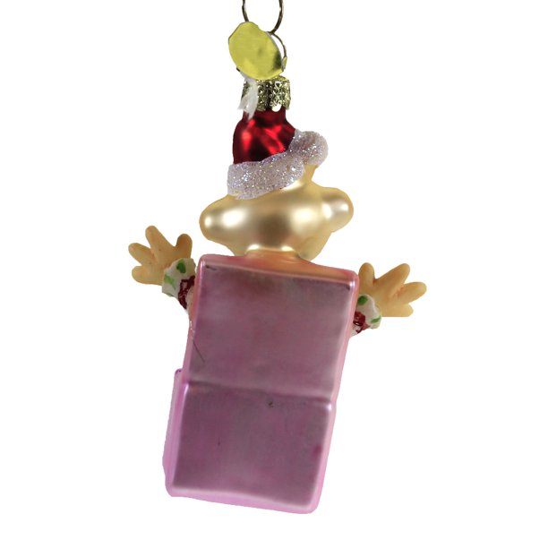 Retro Rudolph Characters Glass Ornament - Charlie