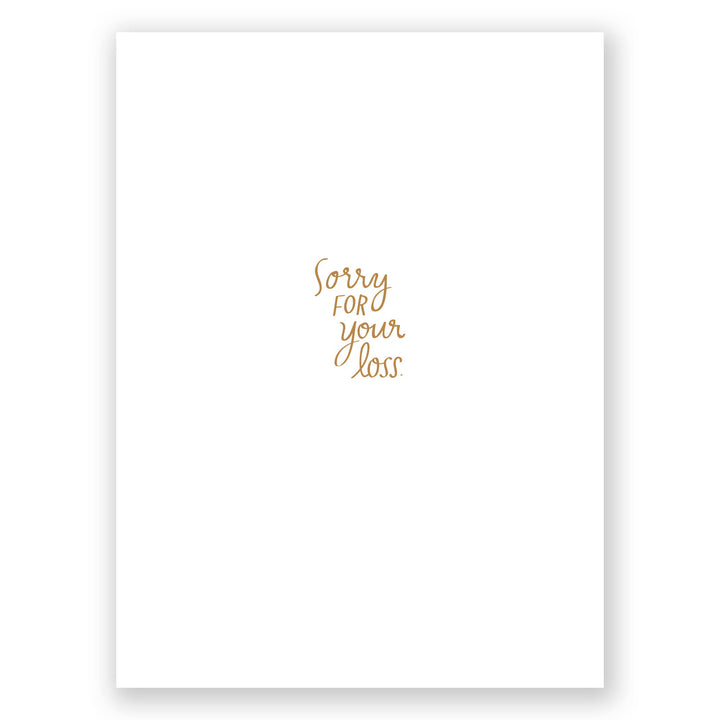 Heartfelt Loss Pet Sympathy Greeting Card