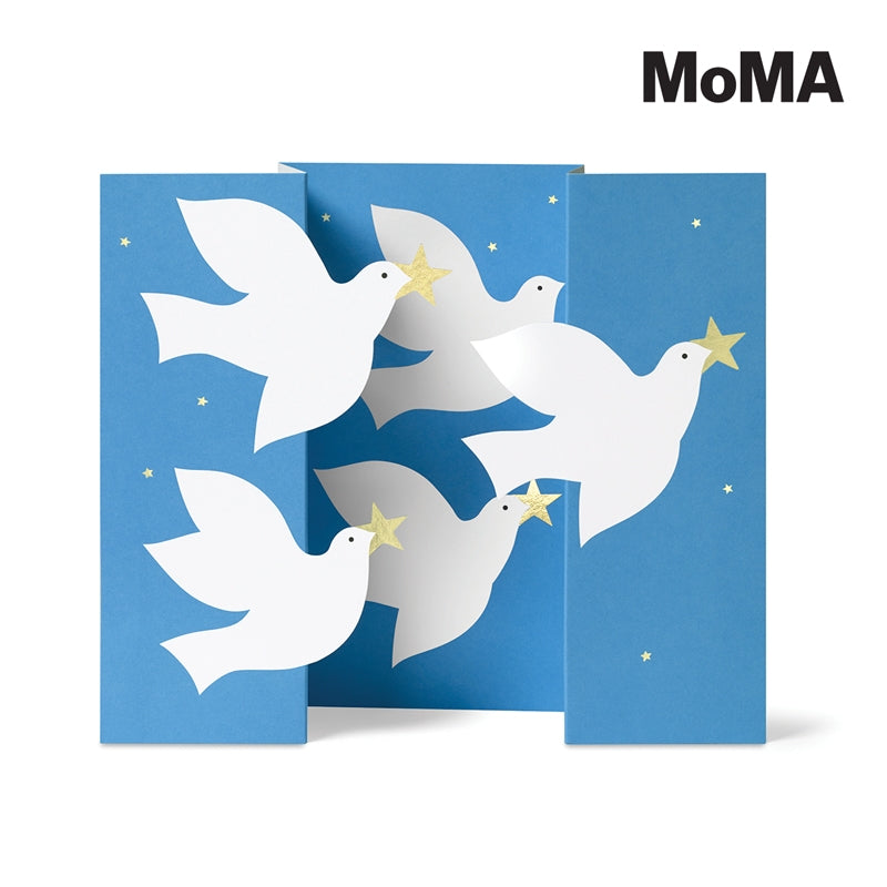 MOMA Unosawa Soaring Doves Holiday Boxed Cards