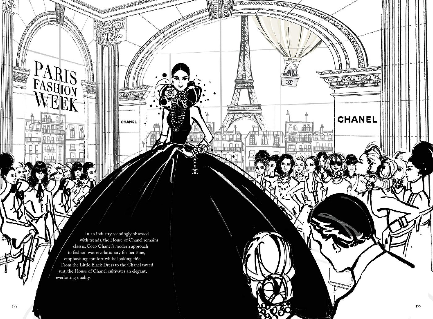 Livre Coco Chanel - the illustrated world of a fashion icon