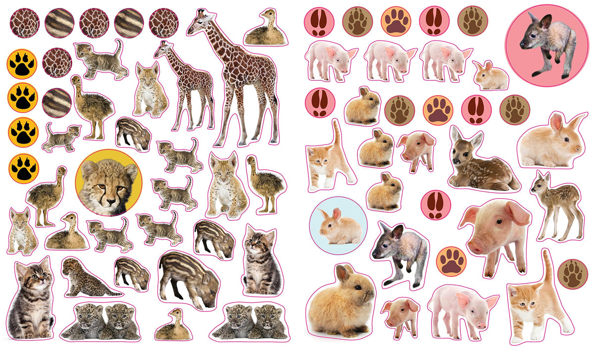 Eyelike Stickers: Baby Animals - Just Fabulous Palm Springs