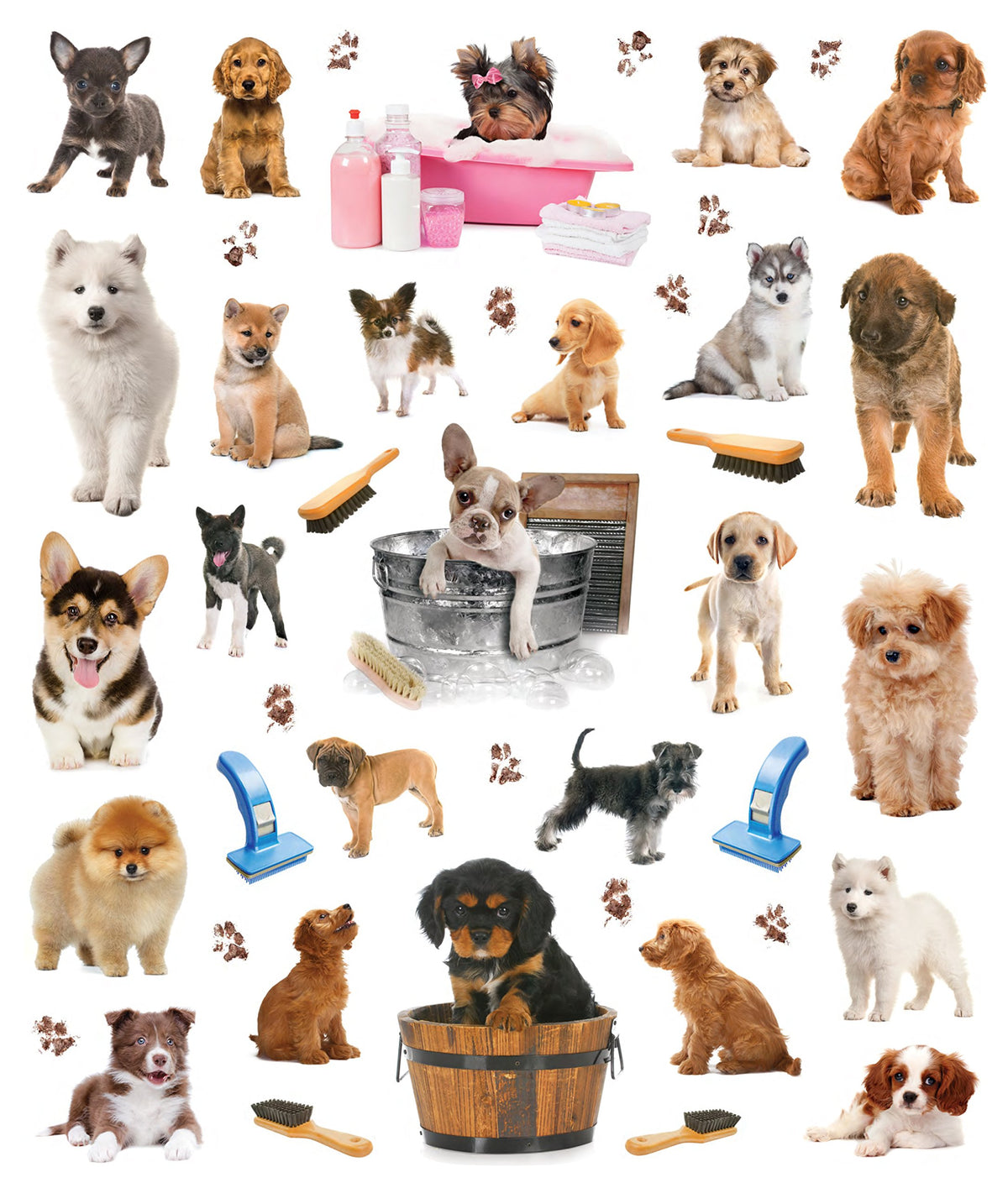 Eyelike Stickers: Puppies - Just Fabulous Palm Springs