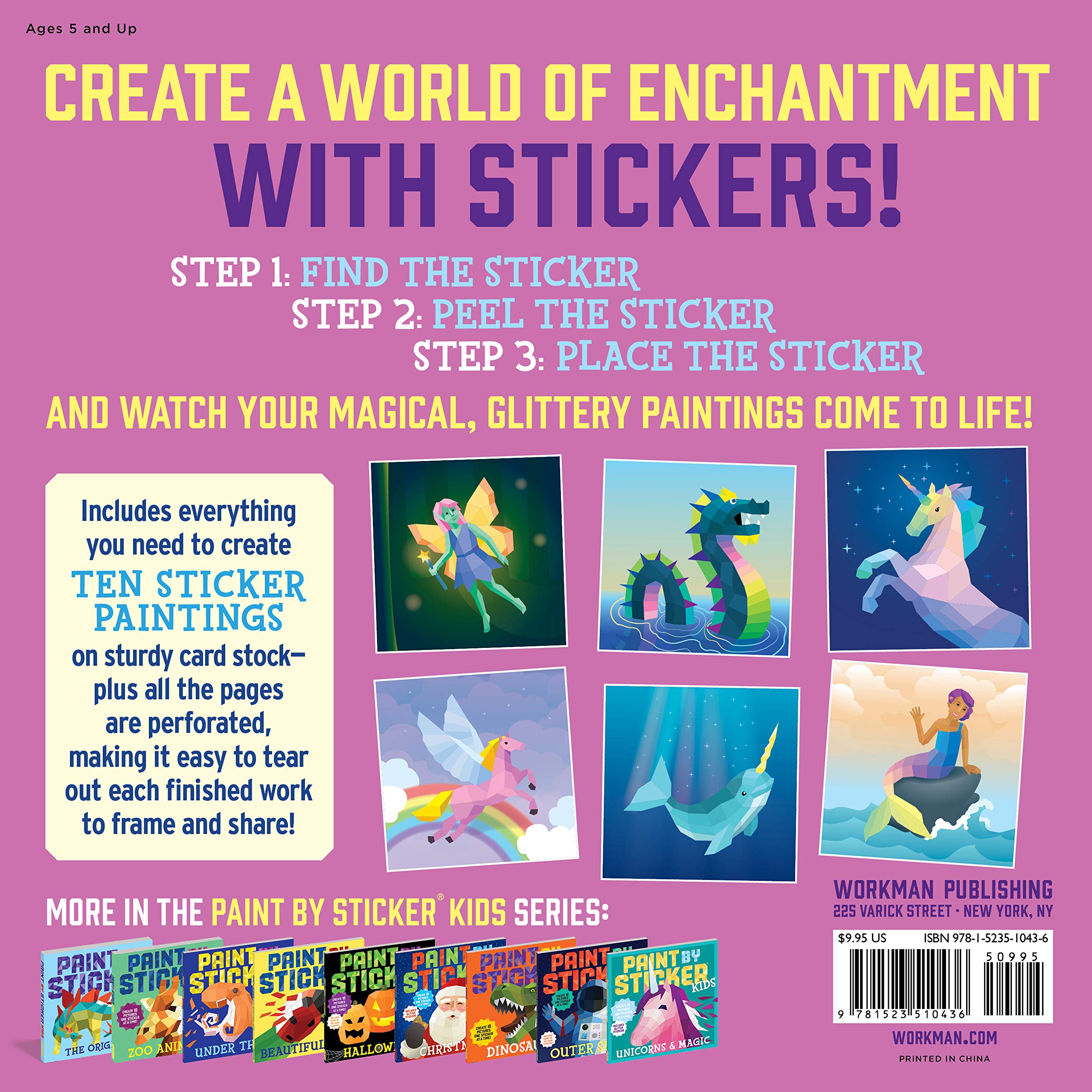 Paint By Sticker Kids: Mermaids & Magic - Just Fabulous Palm Springs