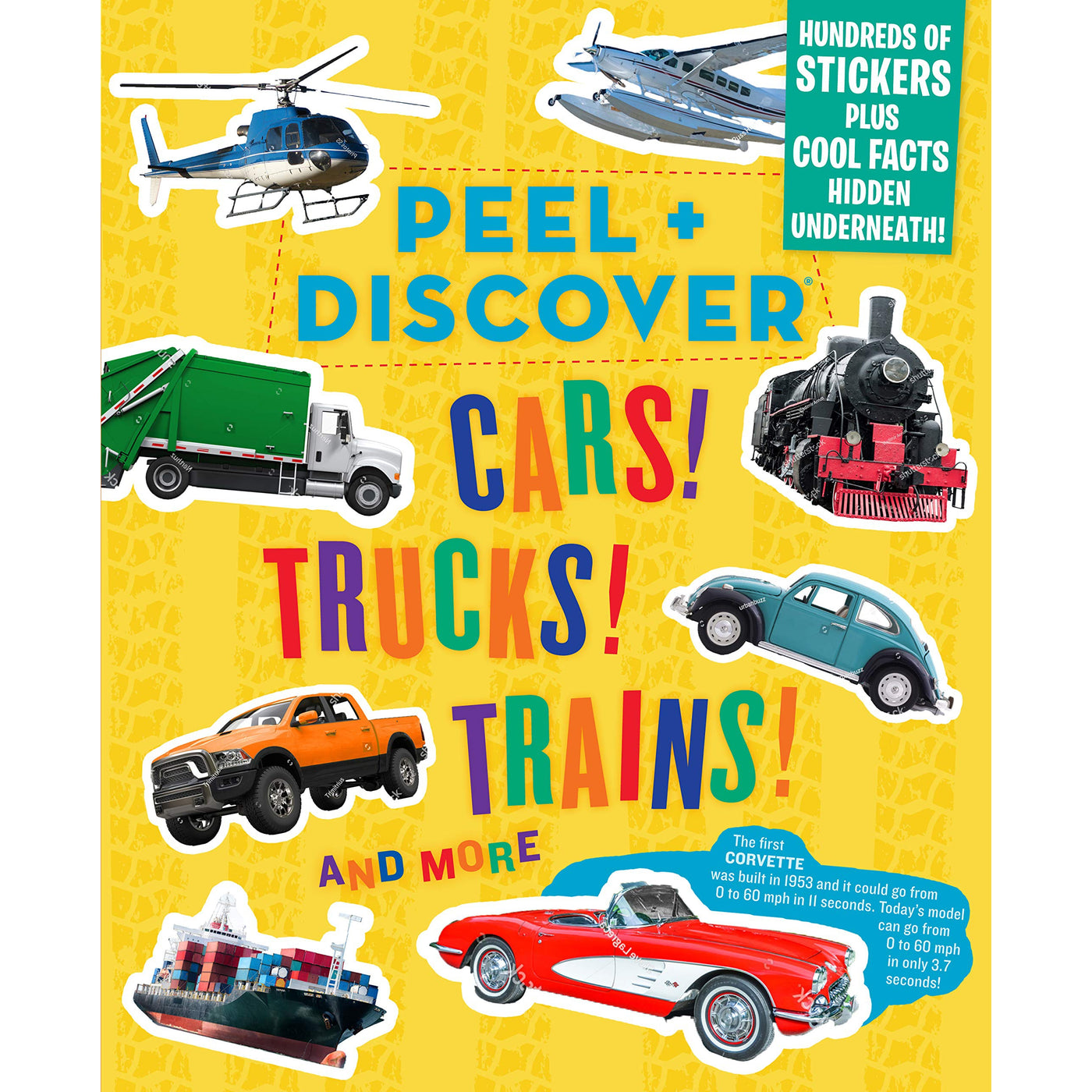 Peel + Discover: Cars Trucks Trains