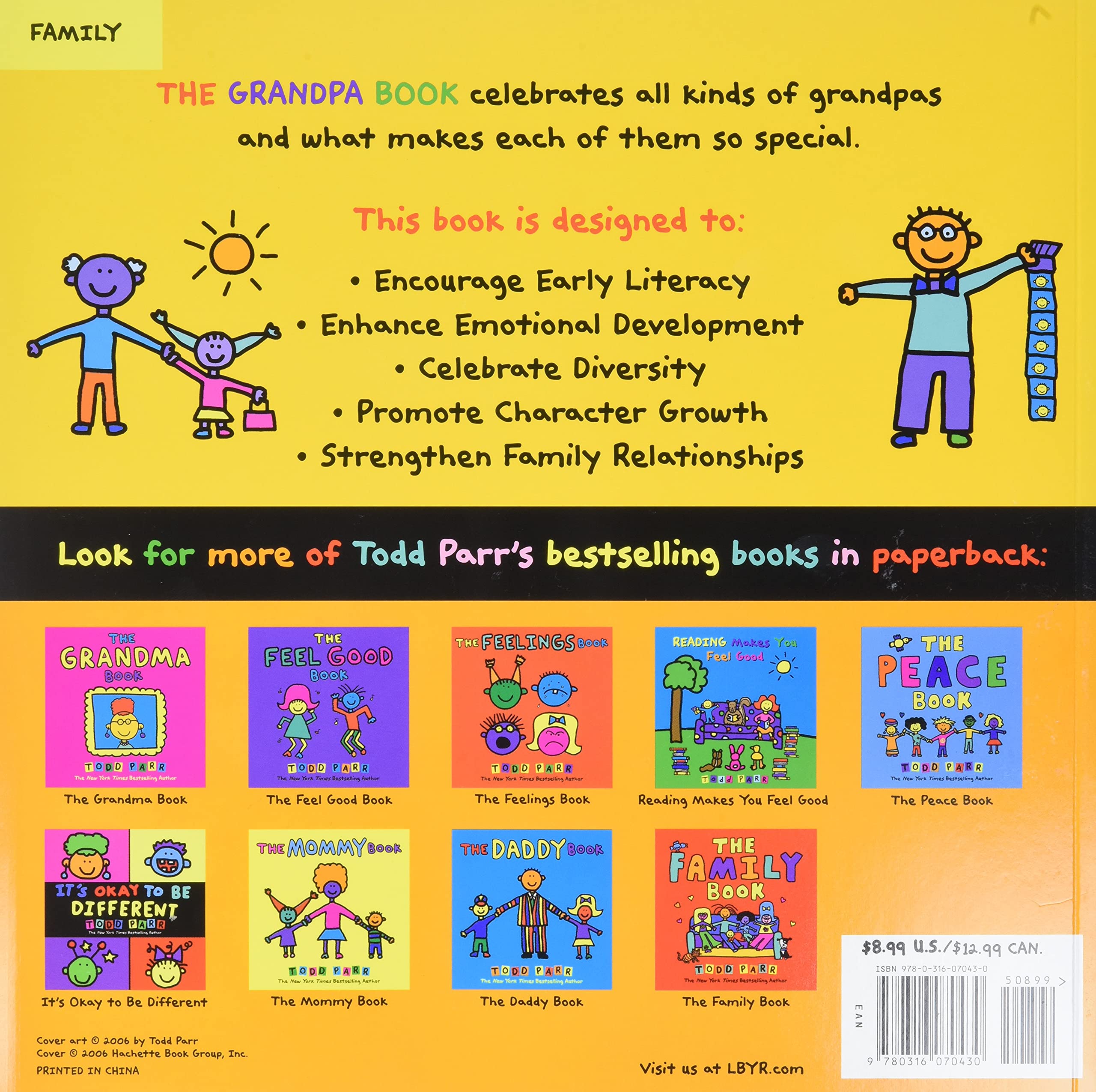 Todd Parr: The Grandpa Book Paperback - Just Fabulous Palm Springs