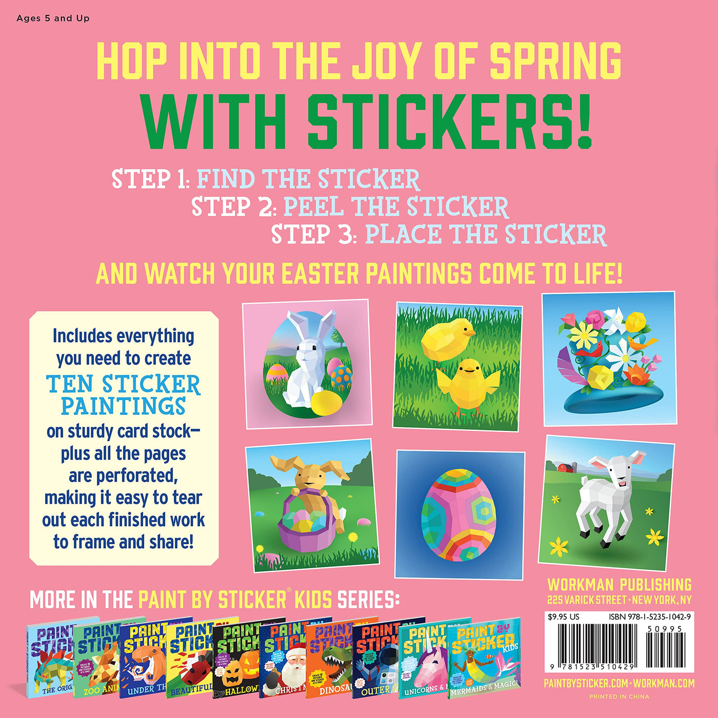 Paint By Sticker Kids: Easter