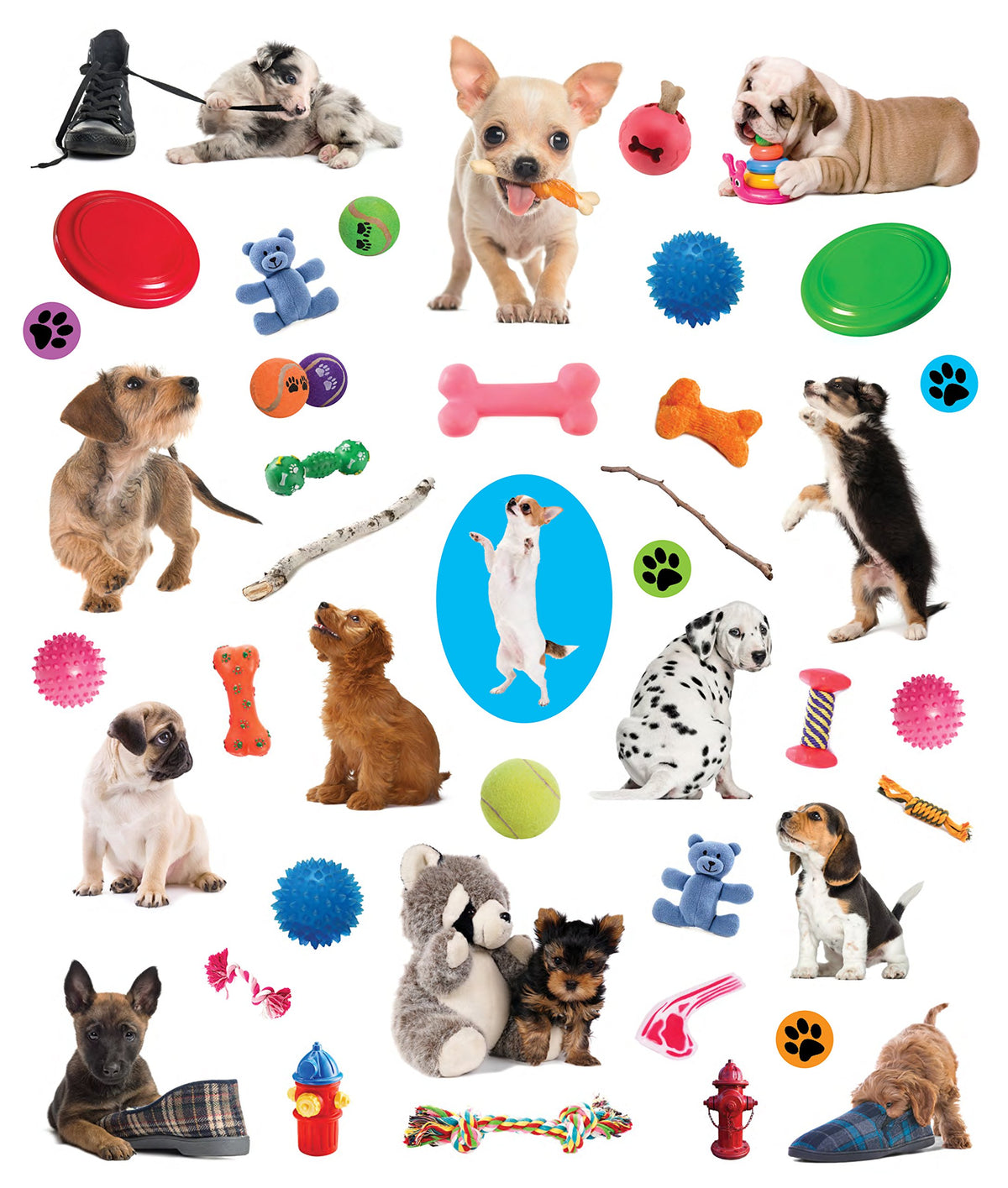 Eyelike Stickers: Puppies - Just Fabulous Palm Springs