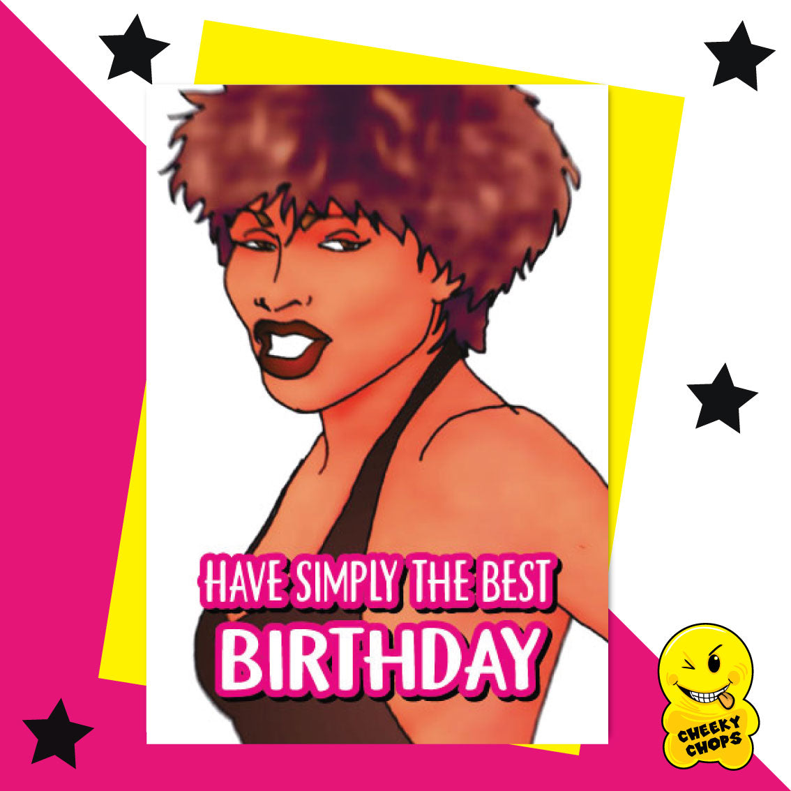 Tina Turner Simply The Best Birthday Card
