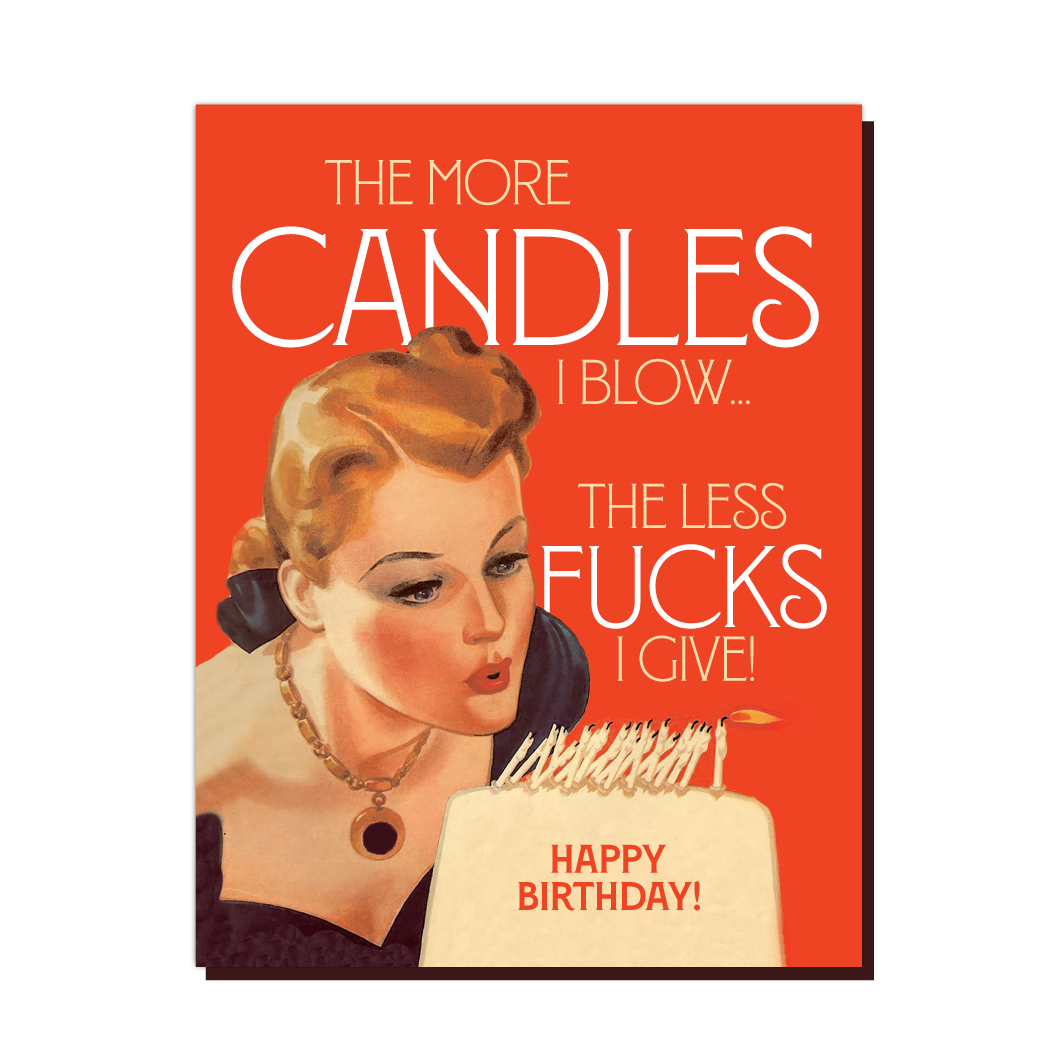 Candles Birthday Card - Just Fabulous Palm Springs