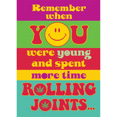 Rolling Joints Birthday greeting card
