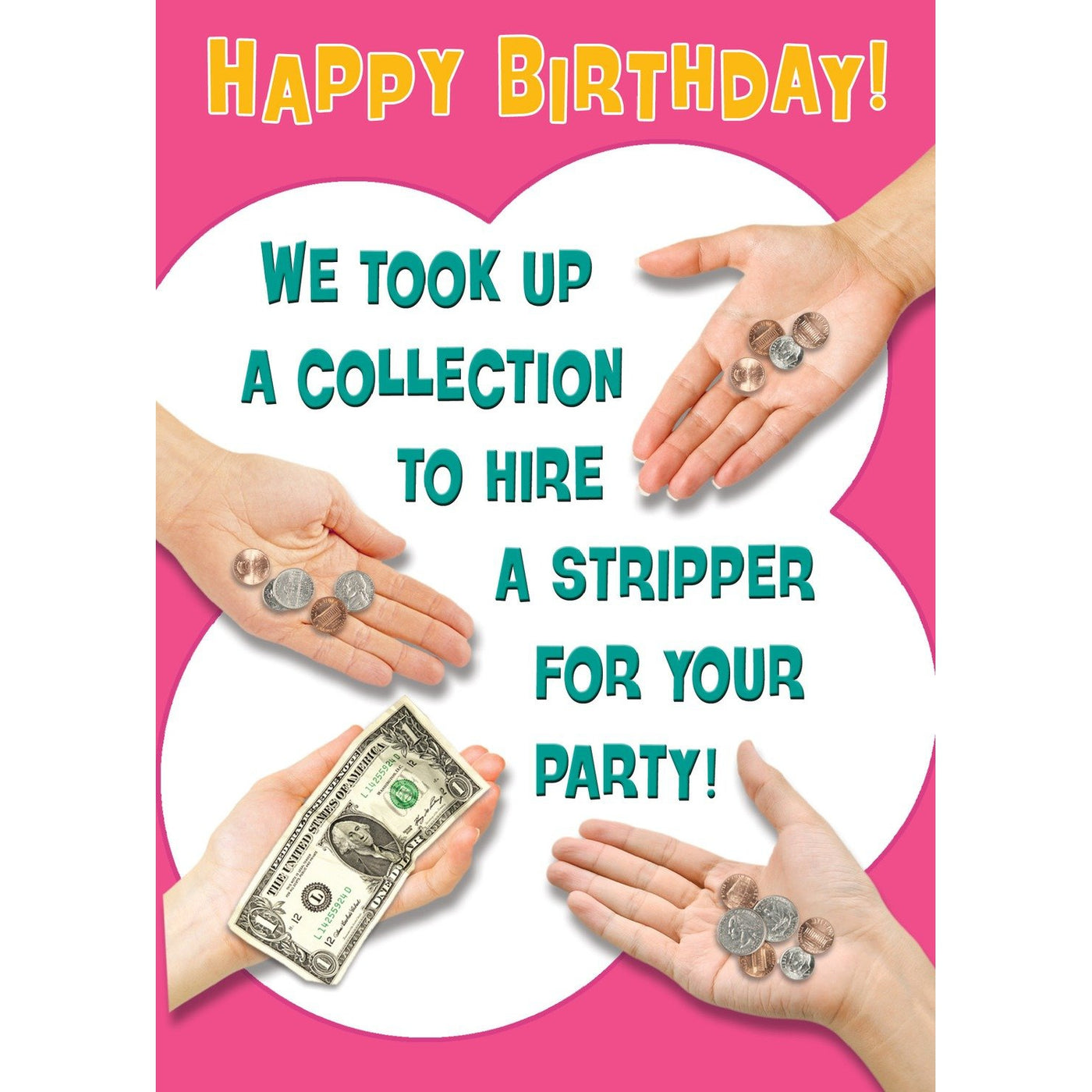 A Stripper Birthday greeting card