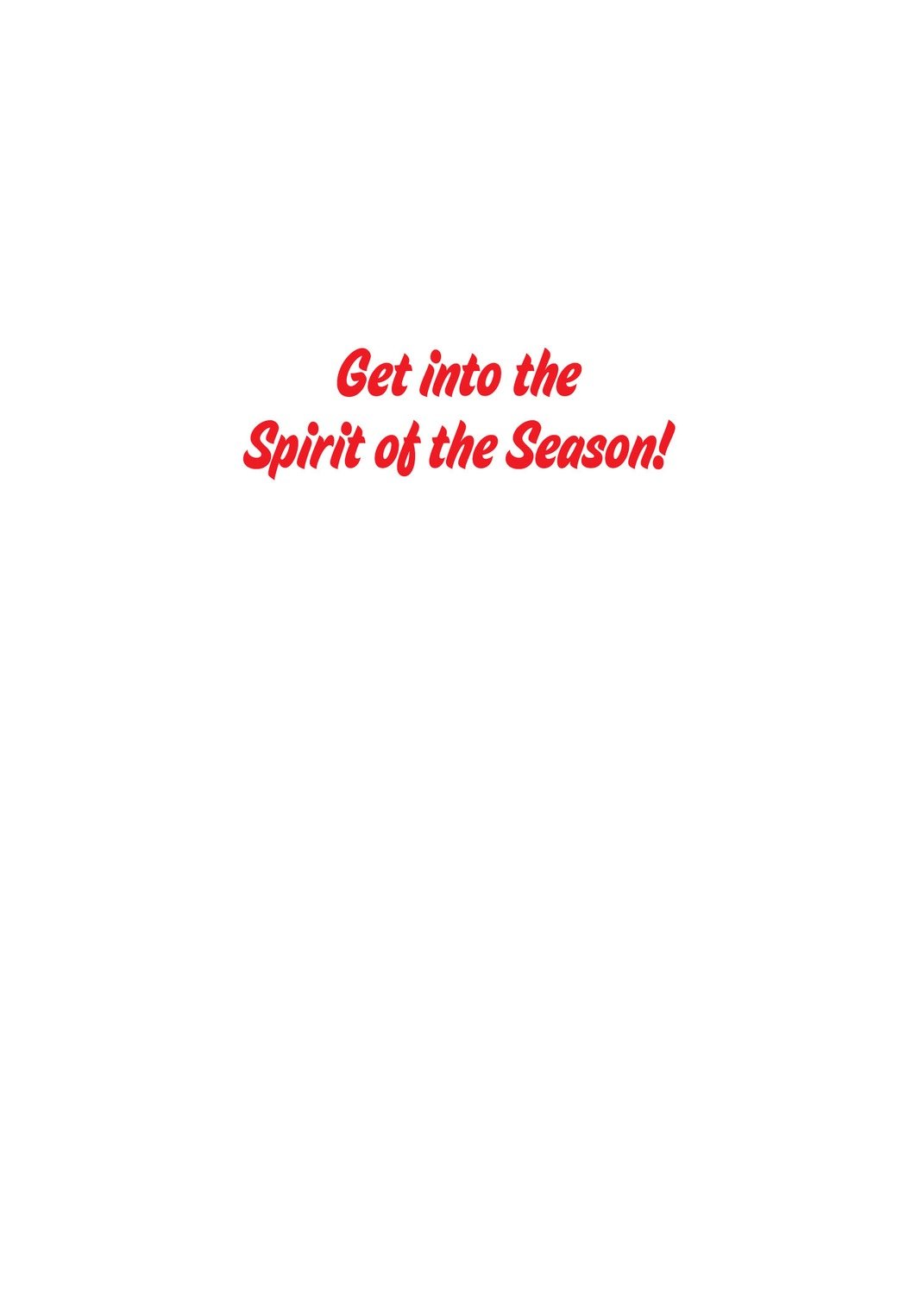 Caffe Mocha Vodka Marijuana Latte Holiday Card