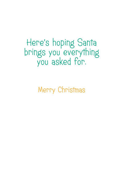 Dear Santa... Holiday Card