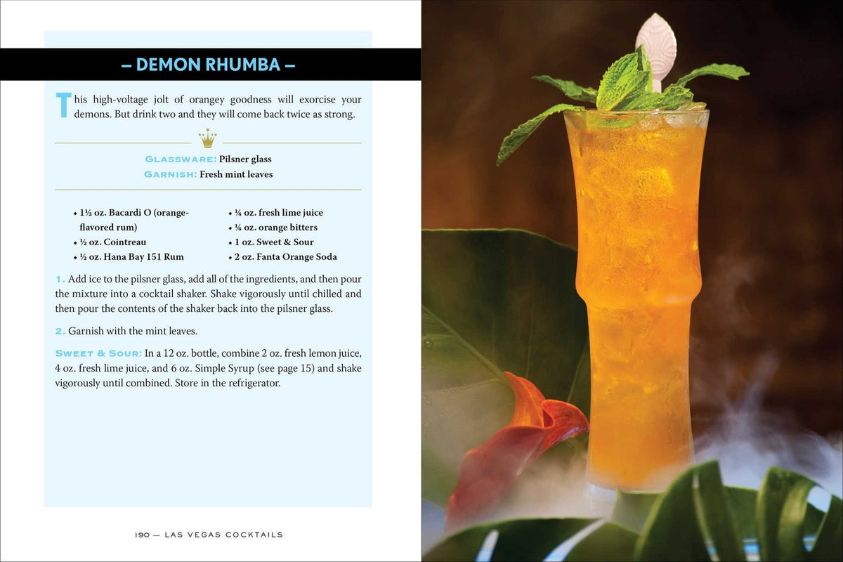 Las Vegas Cocktails - An Elegant Collection of Over 100 Recipes Inspired by Sin City - Just Fabulous Palm Springs