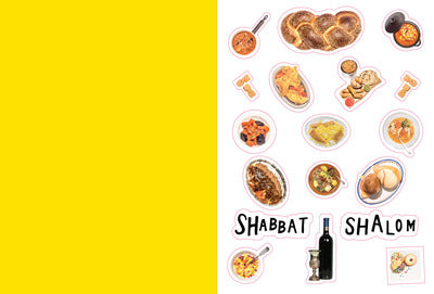 The Jewish Foods Sticker Book