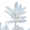 Sparkle White Full Spruce Tree - 4.5' x 36" Pre-Lit with 250 Warm White Italian LED Lights